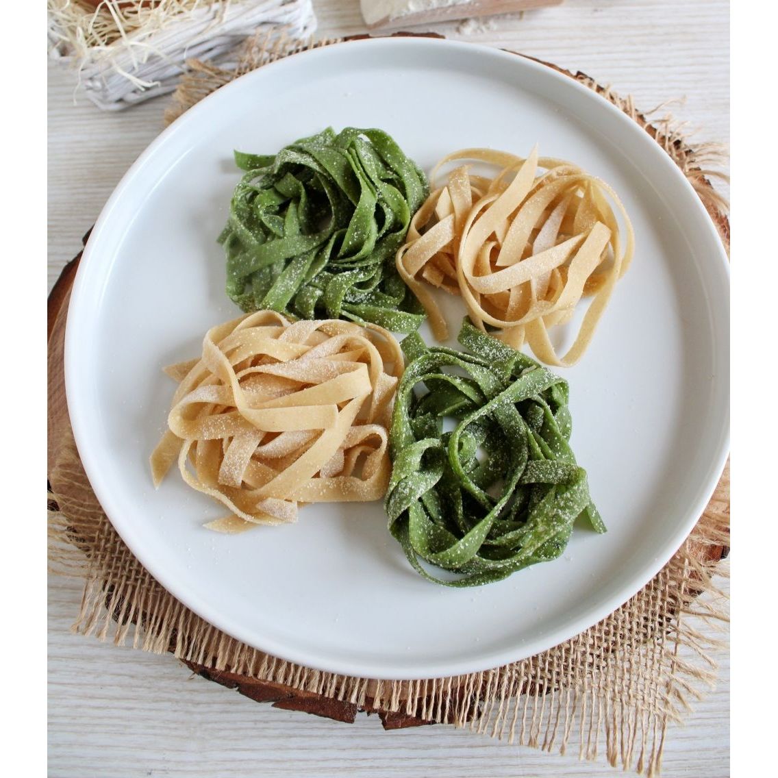 Tagliatelle "szalma és széna", durumtészta, Pastificio Fiorillo, 500 g-Pastificio Fiorillo-Sol Deli