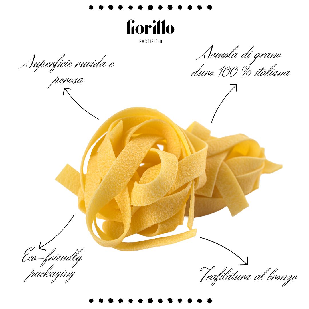 Tagliatelle durumtészta, Pastificio Fiorillo, 500 g