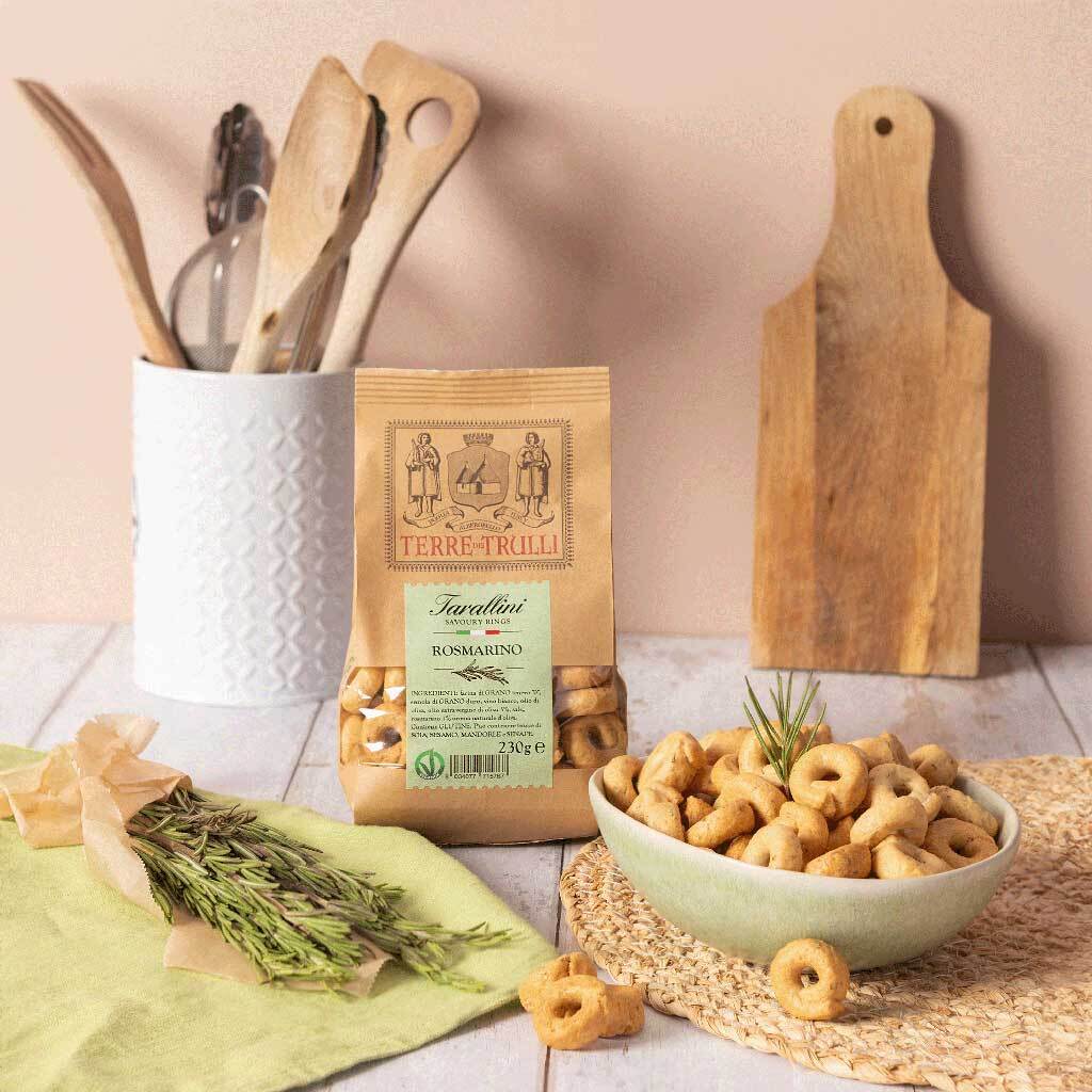 Tarallini rozmaringgal, Terre Dei Trulli, 230 g