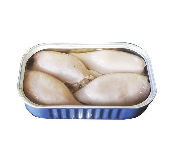 Töltött tintahalak növényi olajban, 110 g