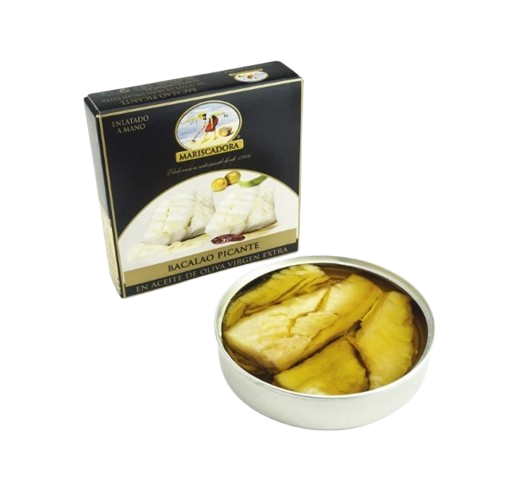 Tőkehalfilé pikáns extra szűz olívaolajban, 110 g