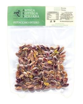 Whole Unsalted Sicilian Pistachio Nuts, Antica Bottega Siciliana, 100 g