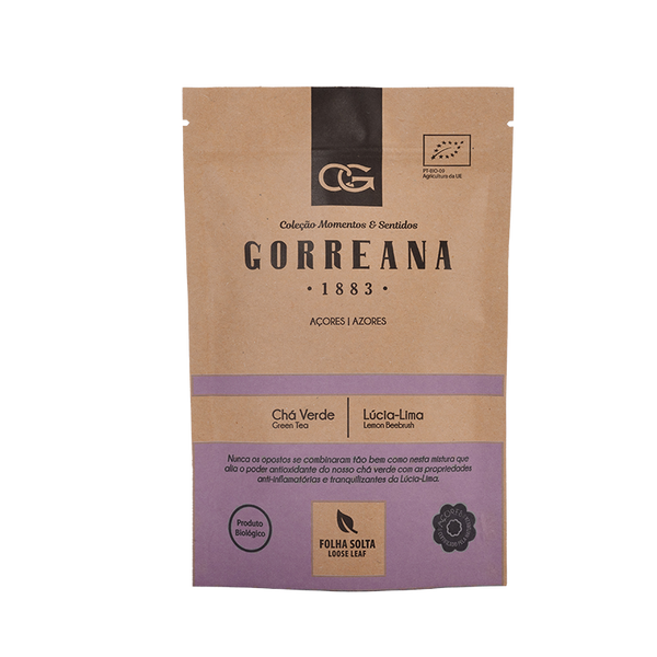 Organikus zöld tea citromverbénával, Gorreana, 80 g