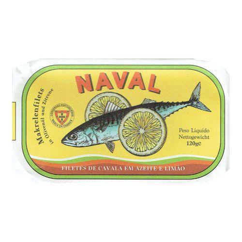 Naval Mackerel Fillets in Olive Oil with Lemon - Sol Deli