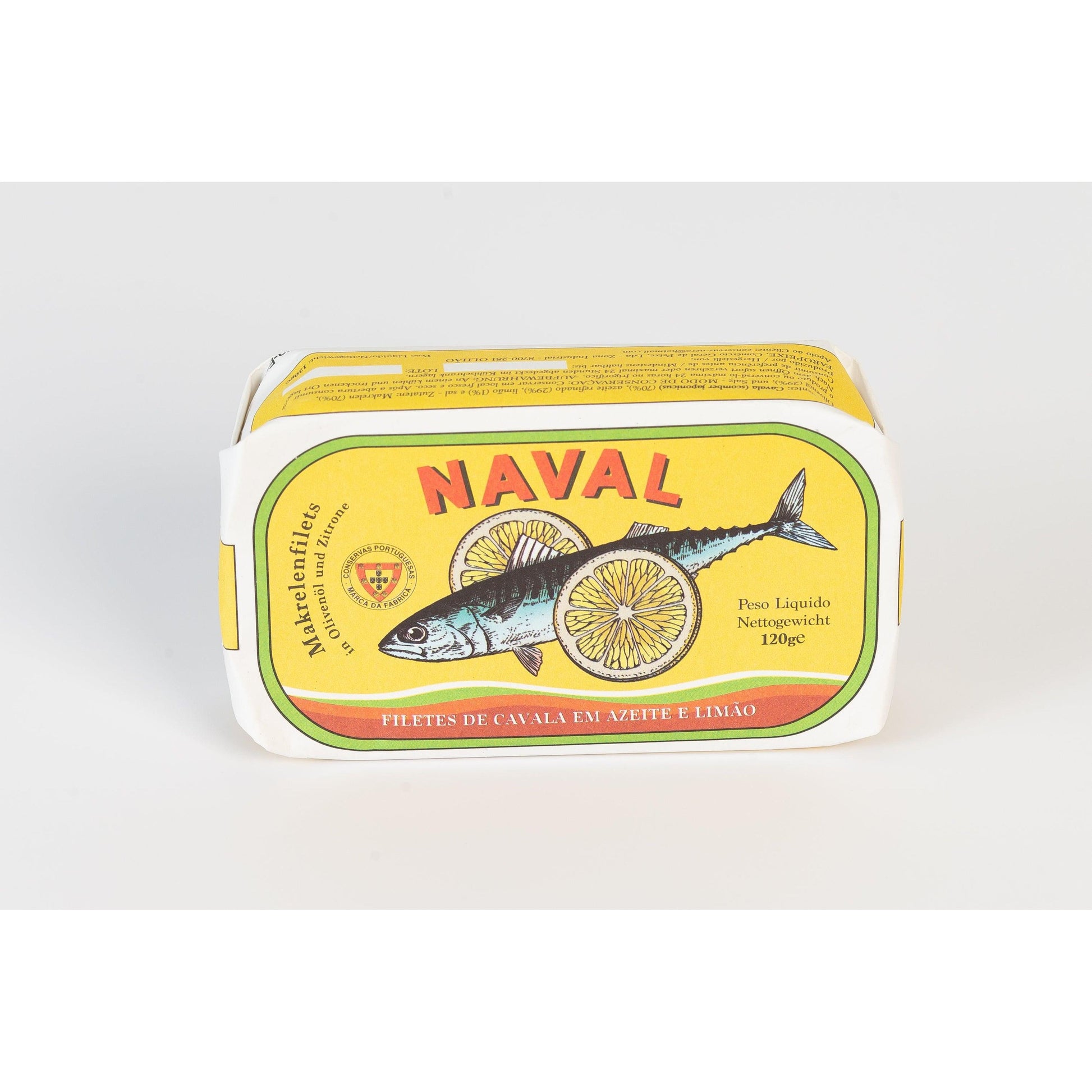 Naval Mackerel Fillets in Olive Oil with Lemon - Sol Deli
